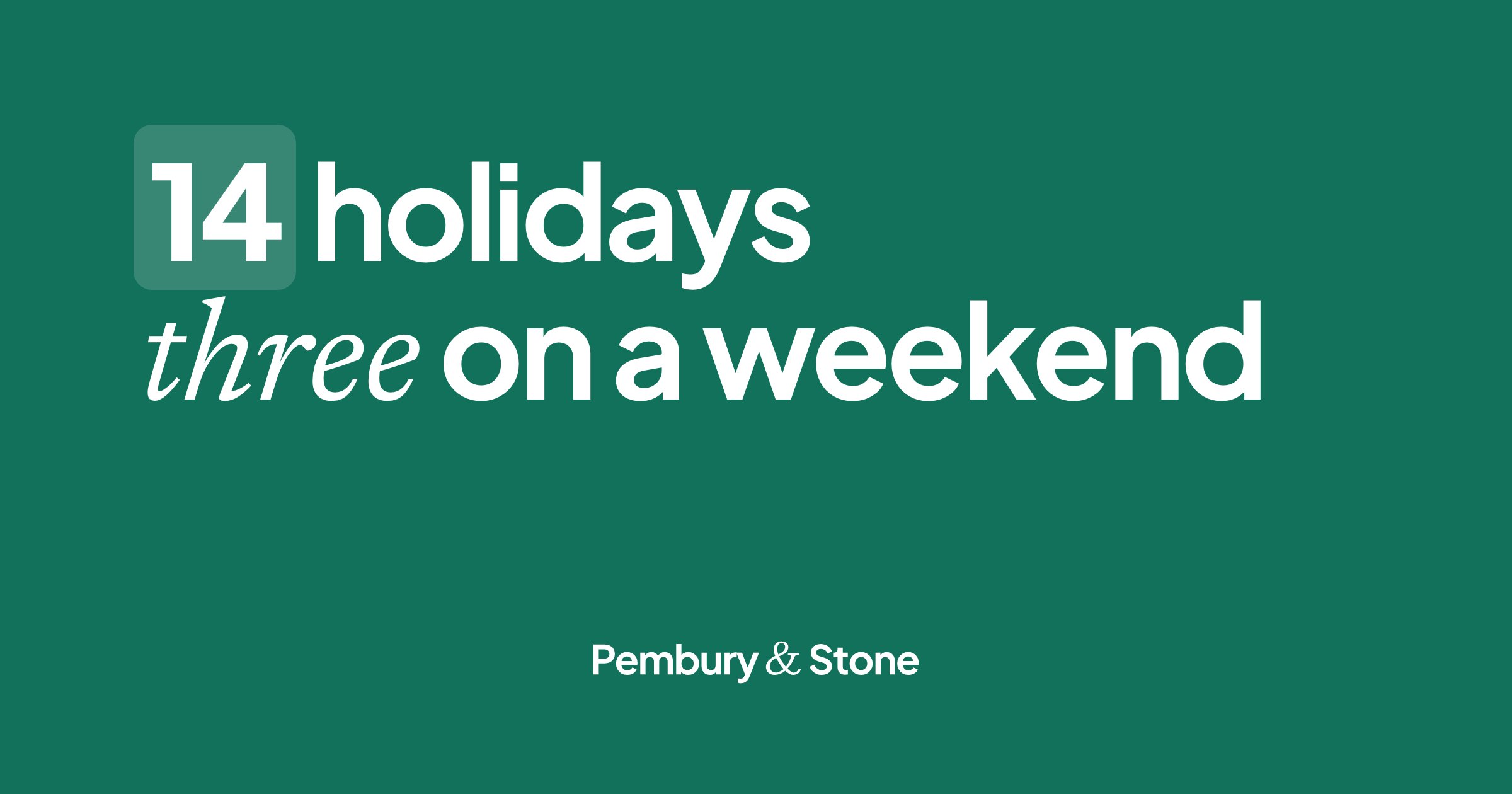 Green card reading '14 holidays, three on a weekend': Malta's public holidays in 2027, with 1 May, 15 August and 25 December on a weekend.