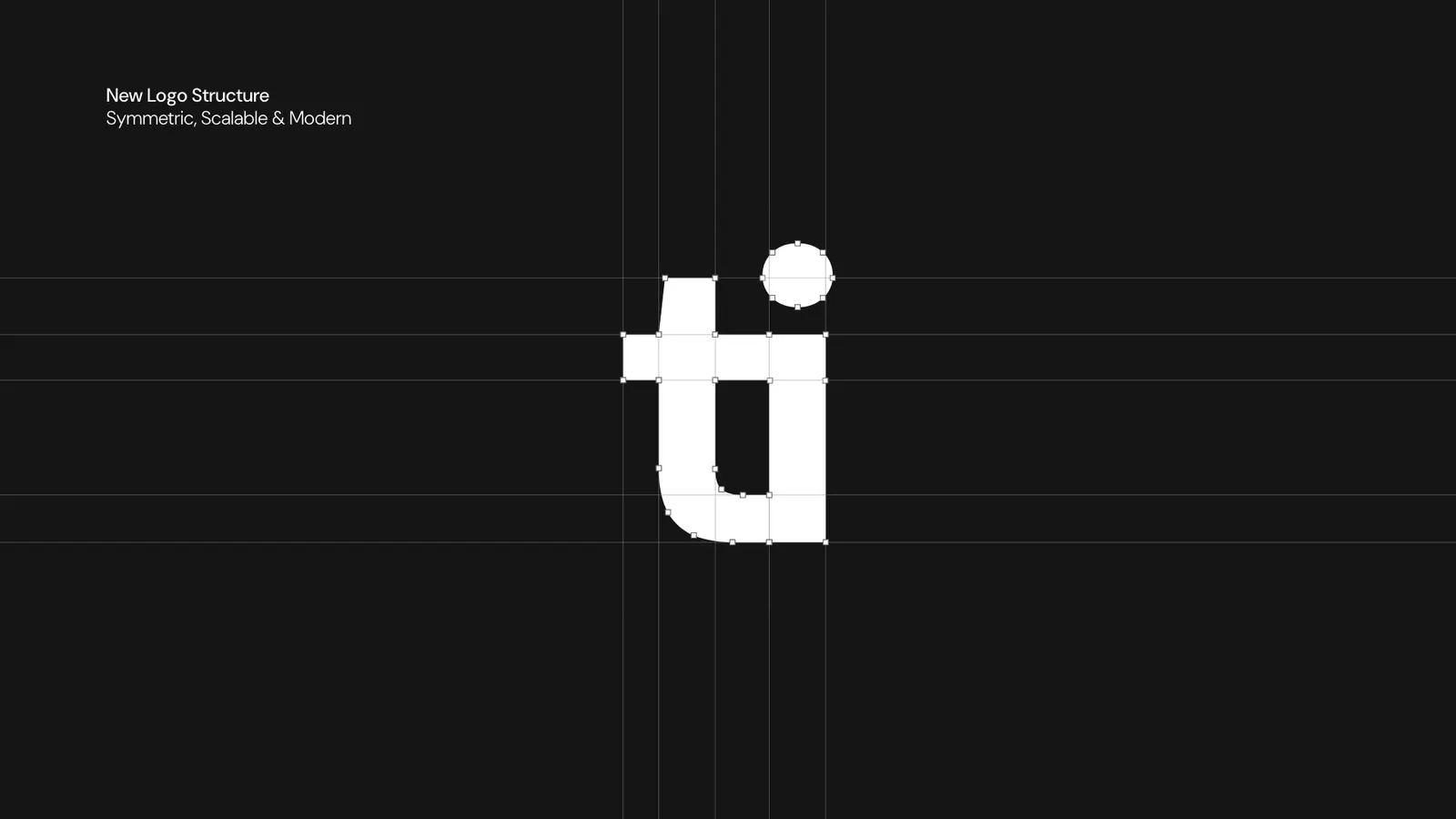 The ti mark on a construction grid