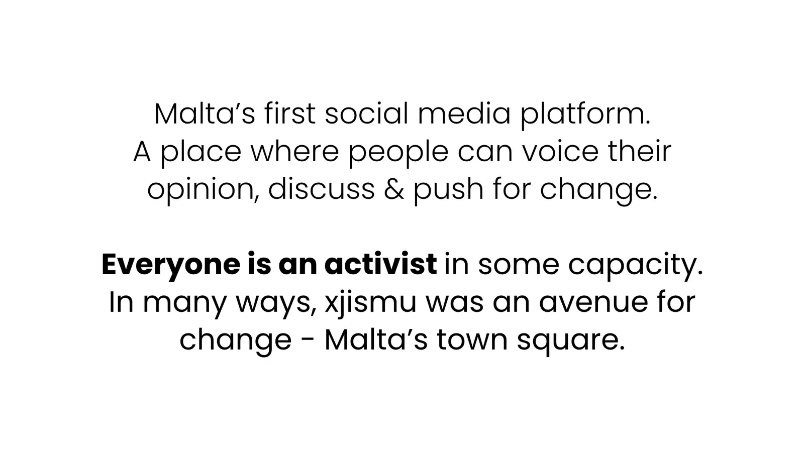 Malta’s first social media platform: the Xjismu mission statement